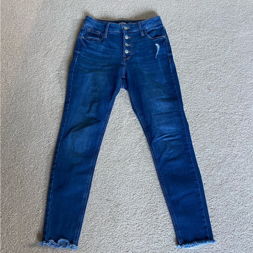 OLD NAVY - ROCKSTAR SUPER SKINNY JEANS HIGH RISE- SIZE 2
